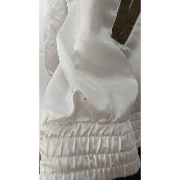 Vintage 1980's Embroidered Windbreaker Bomber Style Gallery Sport Jacket Large - Picture 7 of 9